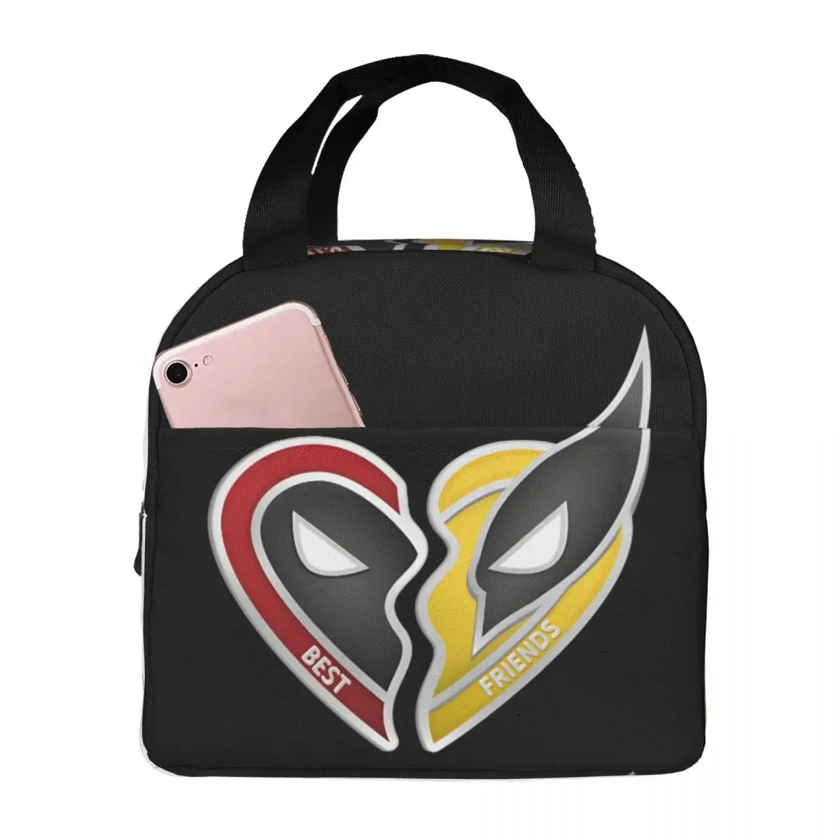 Детская школьная сумка-тоут Multiverse Bffs, термосумка для хранения продуктов Disney Marvel Deadpool и Wolverine, ручная сумка для мальчиков
Детская школьная сумка-тоут Multiverse Bffs, термосумка для хранения продуктов Disney Marvel Deadpool и Wolverine, ручная сумка для мальчиков