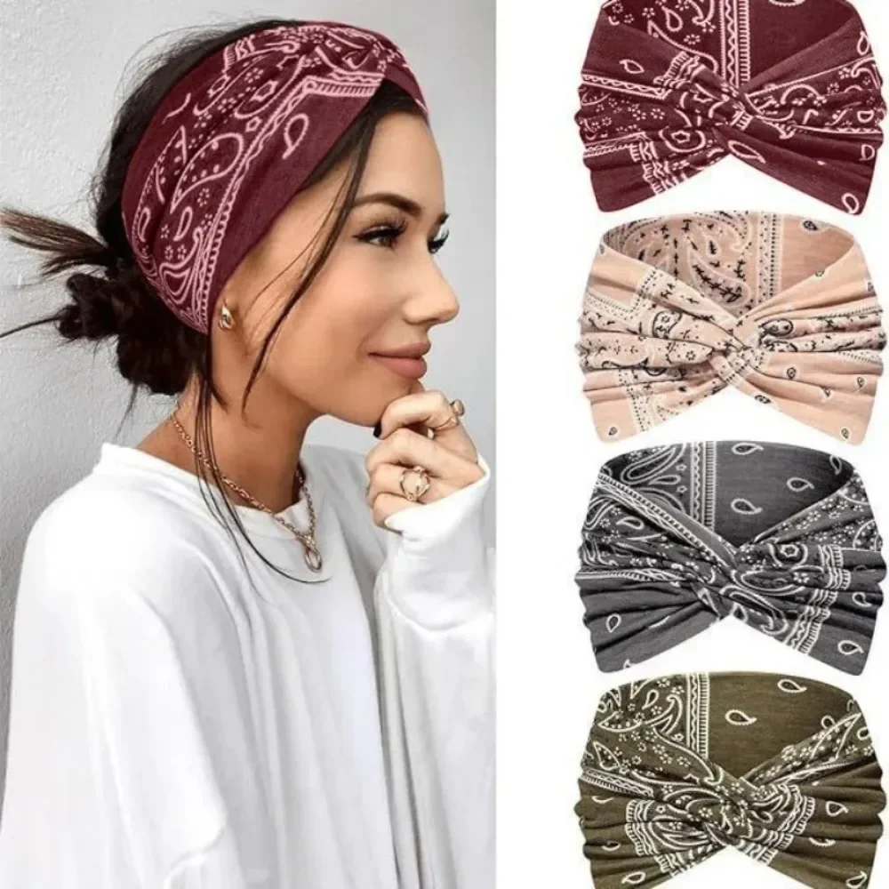 New Yoga Hair Tie Women's Crossnut Headband European and American Print Fashion Hairband Hair Accessories Sports Headband
New Yoga Hair Tie Women's Crossnut Headband European and American Print Fashion Hairband Hair Accessories Sports Headband
