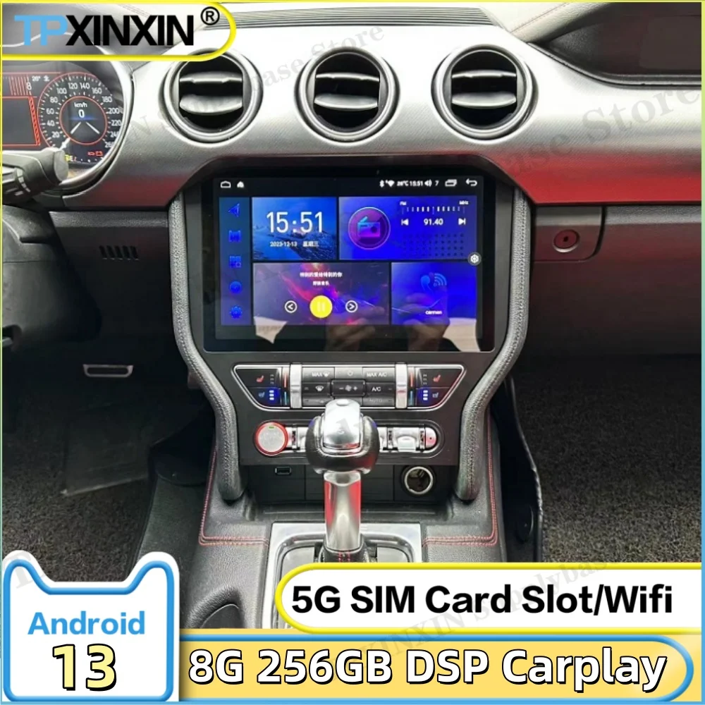 Car Automotive Multimedia Stereo Radio BT5.0 Android For Ford Mustang 2015 2016 2017 2018 2019 2020 GPS Navigation Head Unit
Car Automotive Multimedia Stereo Radio BT5.0 Android For Ford Mustang 2015 2016 2017 2018 2019 2020 GPS Navigation Head Unit