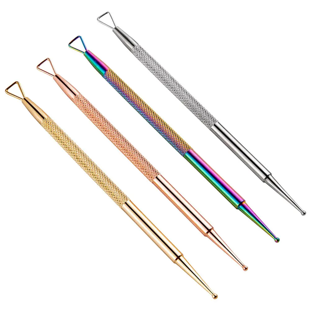 4Pcs Nail Art Dotting Pen Cuticle Pusher Double-Ended Stainless Steel Nail Gel Remover Manicure Pedicure Tool
4Pcs Nail Art Dotting Pen Cuticle Pusher Double-Ended Stainless Steel Nail Gel Remover Manicure Pedicure Tool