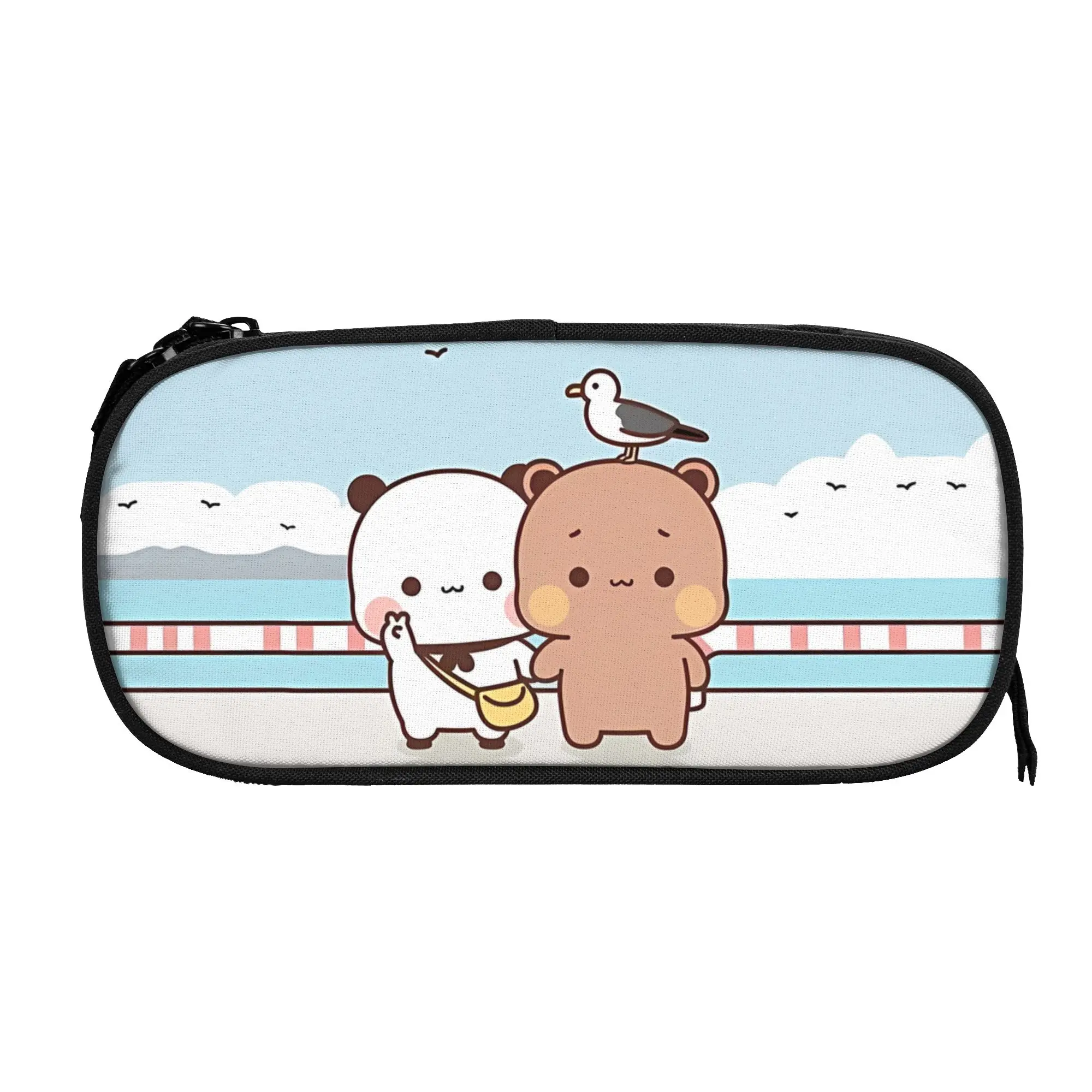 1 piece Lightweight Sea Shore Cute Bear Couple Pencil Case Boys Pen Bag Bubu And Dudu Office Stationery Bag
1 piece Lightweight Sea Shore Cute Bear Couple Pencil Case Boys Pen Bag Bubu And Dudu Office Stationery Bag