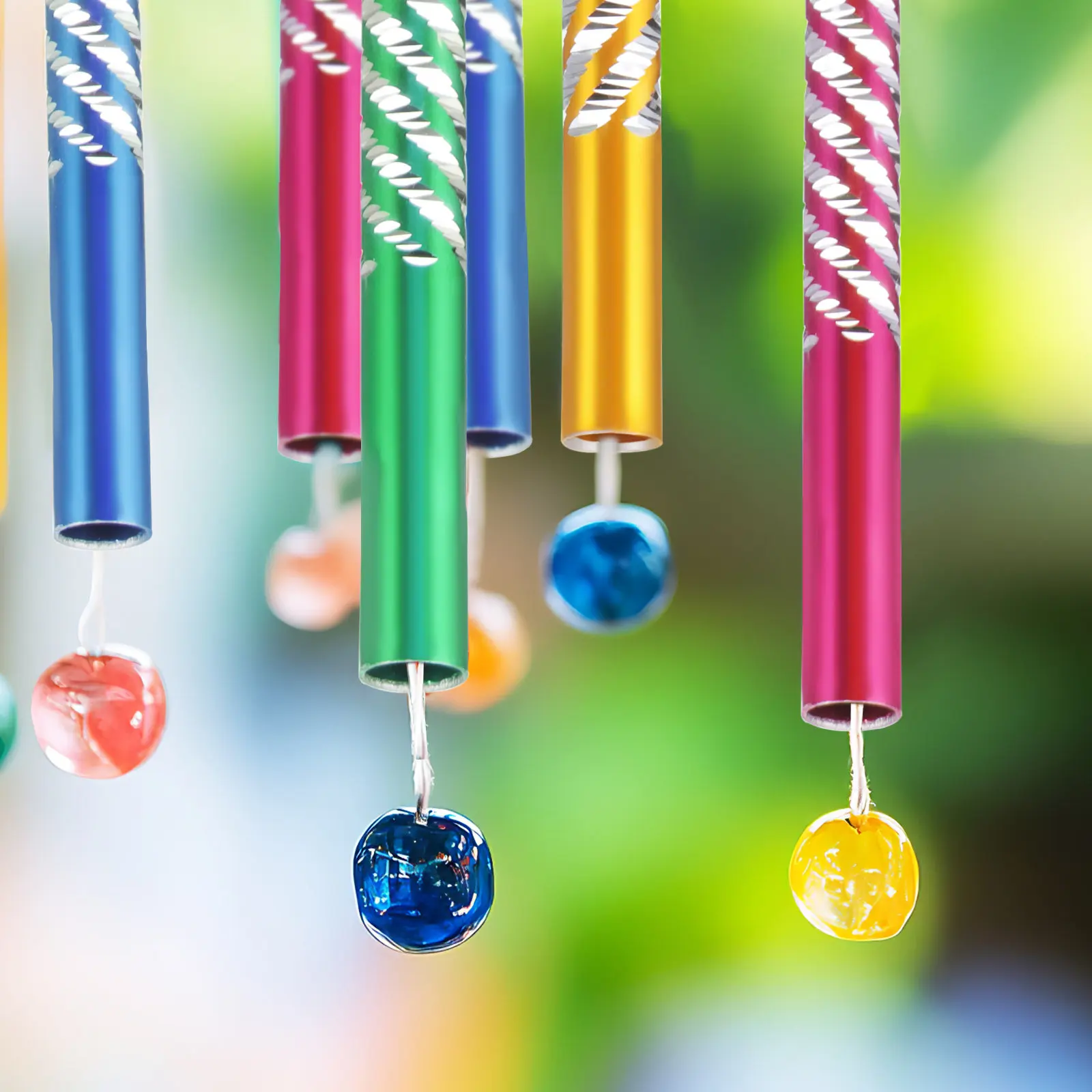 50Pcs Premium Aluminum Wind Chime Tubes Hollow Easy Hang Design for DIY Wind Chime Making Garden Home Decoration Craft Supplies
50Pcs Premium Aluminum Wind Chime Tubes Hollow Easy Hang Design for DIY Wind Chime Making Garden Home Decoration Craft Supplies