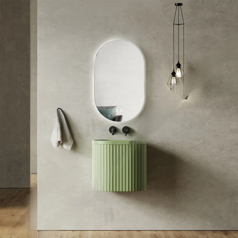 Bed and breakfast hotel wall-mounted washbasin wash small apartment bathroom artificial stone green yellow wash
Bed and breakfast hotel wall-mounted washbasin wash small apartment bathroom artificial stone green yellow wash