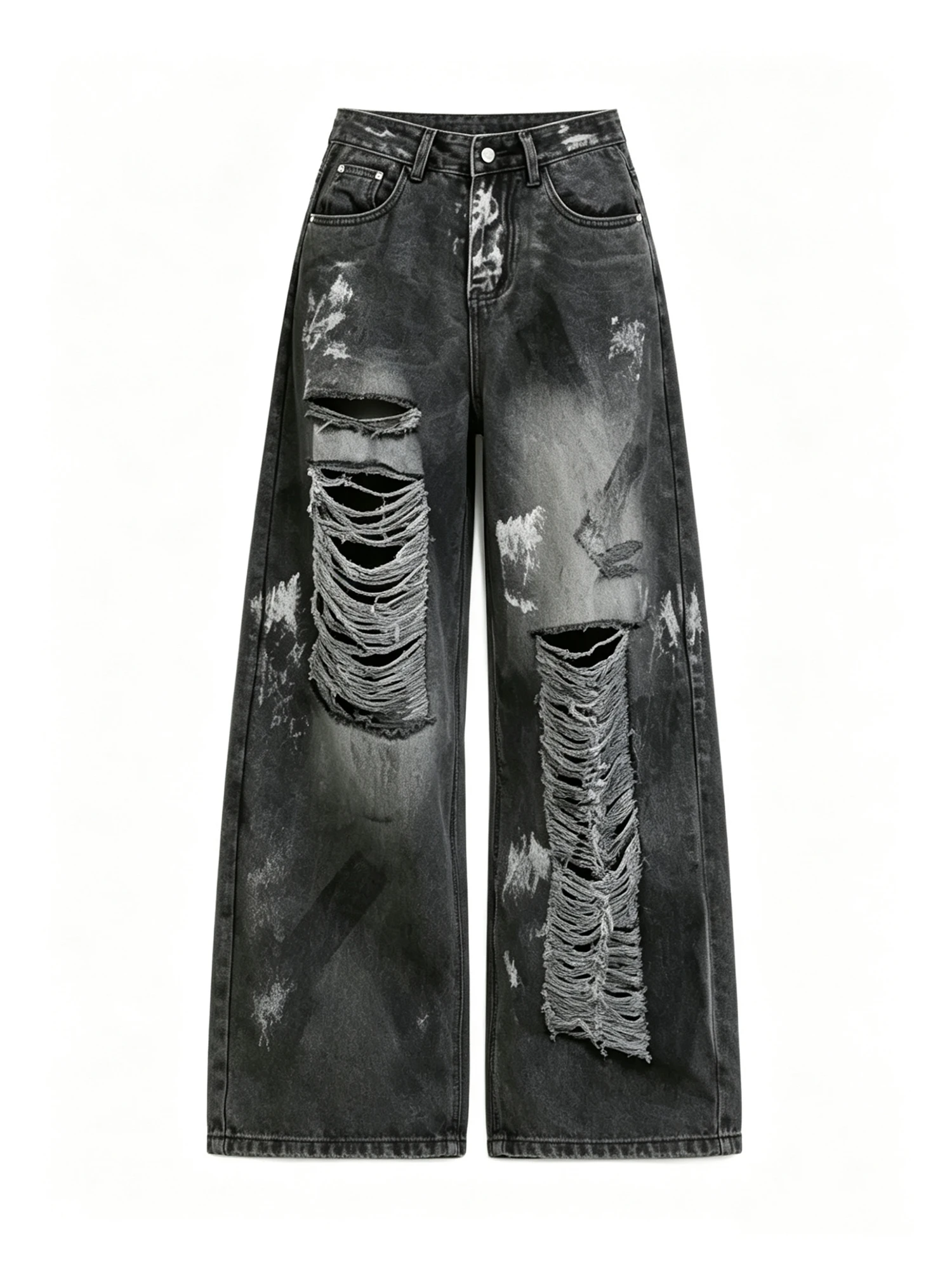 Women Black Gothic Y2k Emo Gyaru Ripped Jeans Vintage Hiphop Grunge Jeans Pants Baggy Straight Wide Leg Denim Pants Summer 2026
Women Black Gothic Y2k Emo Gyaru Ripped Jeans Vintage Hiphop Grunge Jeans Pants Baggy Straight Wide Leg Denim Pants Summer 2026
