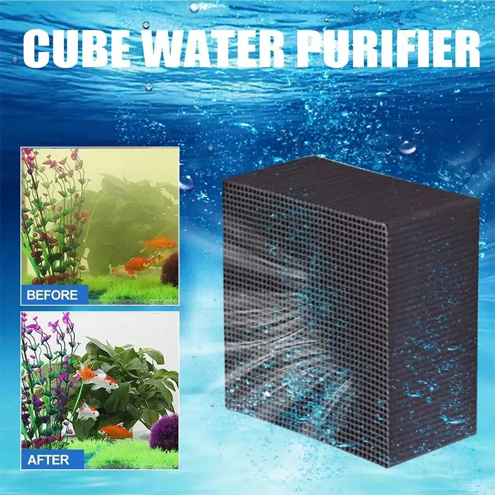 Cubes Filter Media Activated Carbon Structure Purification Fish Tank Activated Charcoal Deodorant Aquarium Accessories 10x10x5CM
Cubes Filter Media Activated Carbon Structure Purification Fish Tank Activated Charcoal Deodorant Aquarium Accessories 10x10x5CM