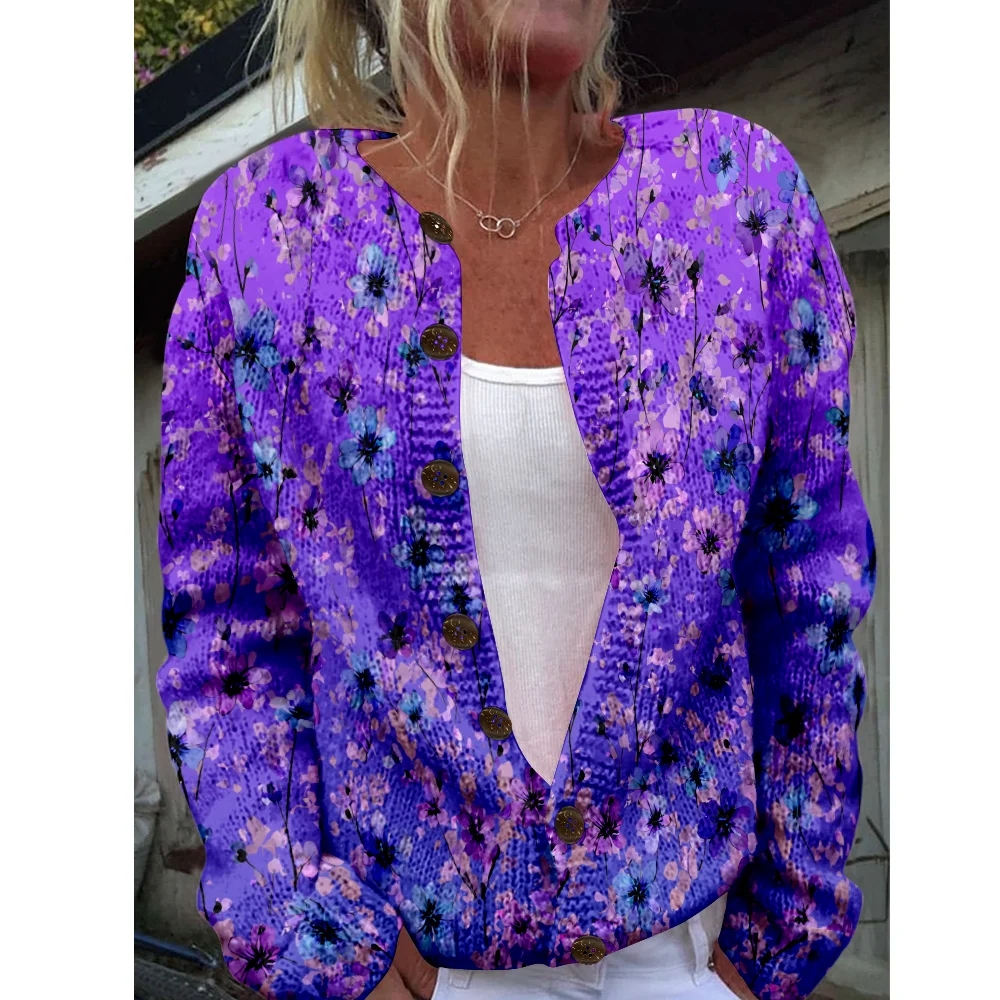 Autumn Winter Knitted floral Cardigan Casual Sweater Streetwear Women Sweaters Knit Top Cool Jumpers Fashion
Autumn Winter Knitted floral Cardigan Casual Sweater Streetwear Women Sweaters Knit Top Cool Jumpers Fashion