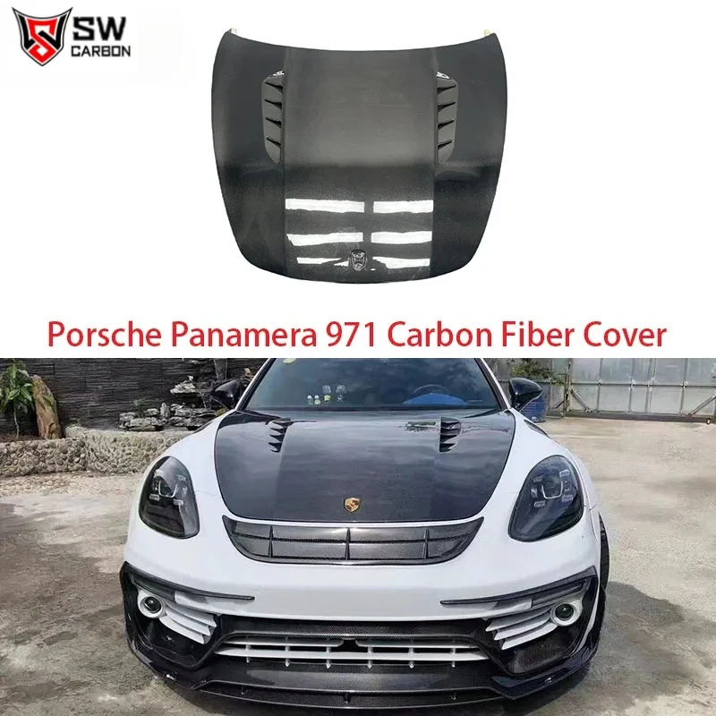 M Style Dry Carbon Fiber Hood For Porsche Panamera 971 2017-2024 Front Bonnet Engine Cover Air Vent Car Bodykit 
M Style Dry Carbon Fiber Hood For Porsche Panamera 971 2017-2024 Front Bonnet Engine Cover Air Vent Car Bodykit