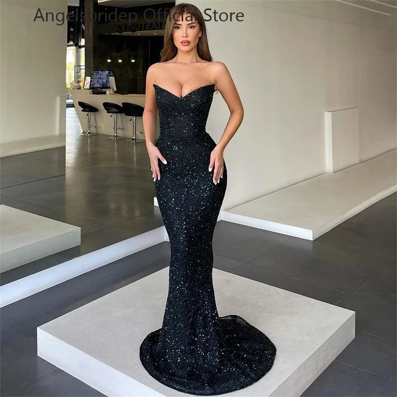 Angelsbridep Glitter Blace Mermaid Evening Dresses Off Shoulder V-Neck Shiny Bodycon Dubai Prom Dress Arabia Bride Party Gowns
Angelsbridep Glitter Blace Mermaid Evening Dresses Off Shoulder V-Neck Shiny Bodycon Dubai Prom Dress Arabia Bride Party Gowns