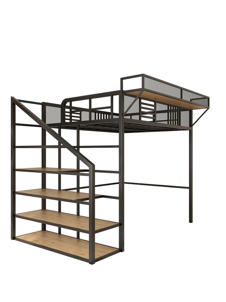 Customizable wrought iron elevated bed sheet, upper bed, empty at the bottom, saves domestic space, hangs on the second floor
Customizable wrought iron elevated bed sheet, upper bed, empty at the bottom, saves domestic space, hangs on the second floor