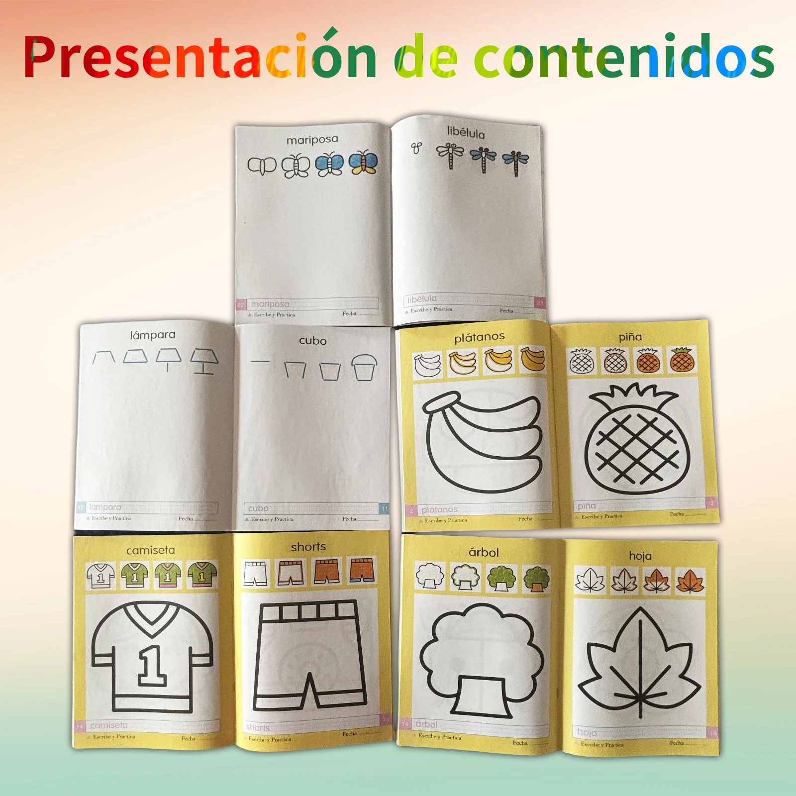 Spanish Multifunctional Coloring Painting Book Early Knowledge Accumulation Educational Present Diverse Design Styles
Spanish Multifunctional Coloring Painting Book Early Knowledge Accumulation Educational Present Diverse Design Styles