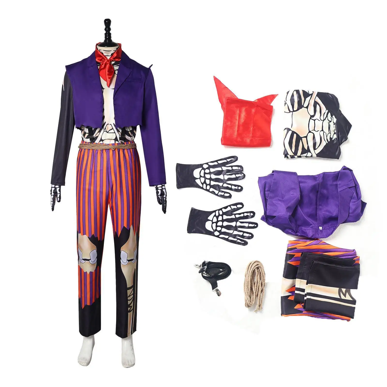 Hector's Costume Polyester Suit Men's Halloween Role-playing Clothing Dream-seeking Journey Polyester Suit for Men
Hector's Costume Polyester Suit Men's Halloween Role-playing Clothing Dream-seeking Journey Polyester Suit for Men