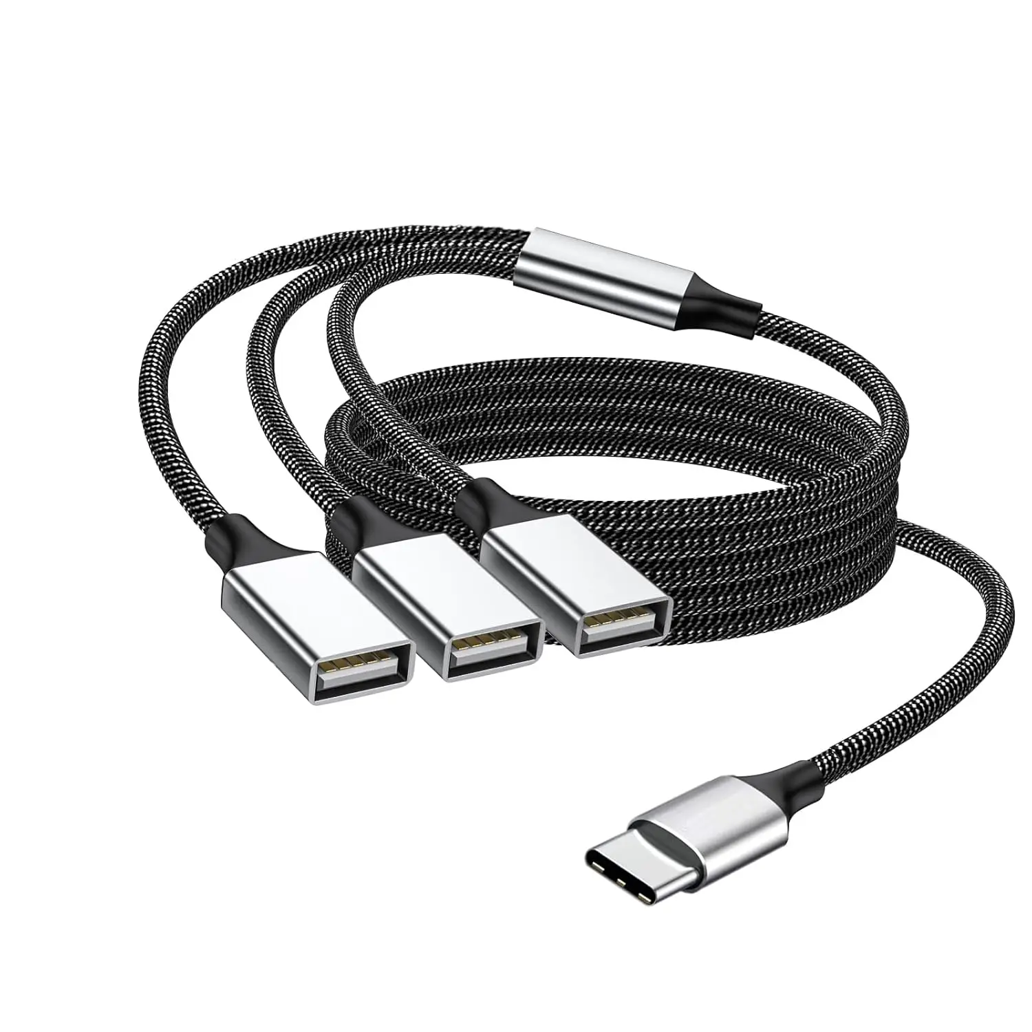 USB C to Triple USB Cable Splitter 3.3Ft,USB C Male to 3USB Female Cable Adapter 1m TypeC to Three TypeA Y Charging Cable Mult
USB C to Triple USB Cable Splitter 3.3Ft,USB C Male to 3USB Female Cable Adapter 1m TypeC to Three TypeA Y Charging Cable Mult