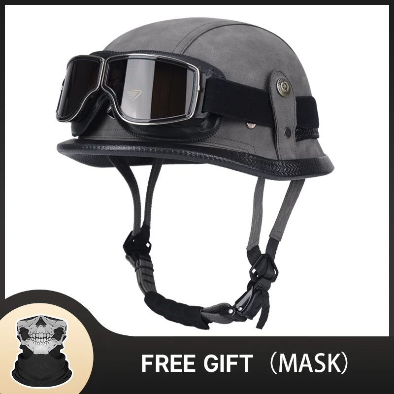 Grey Half Helmet Motorcycle Helmet Open Face Unpainted Molded Shell Full Face Helmet DOT Certified Adult Protective Riding Gear
Grey Half Helmet Motorcycle Helmet Open Face Unpainted Molded Shell Full Face Helmet DOT Certified Adult Protective Riding Gear