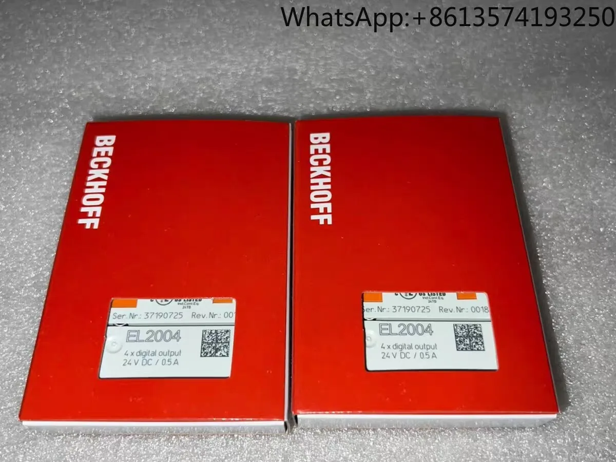 Beckhoff EL2004 module, brand new original and genuine, made in Germany, with packaging box, in stock.
Beckhoff EL2004 module, brand new original and genuine, made in Germany, with packaging box, in stock.