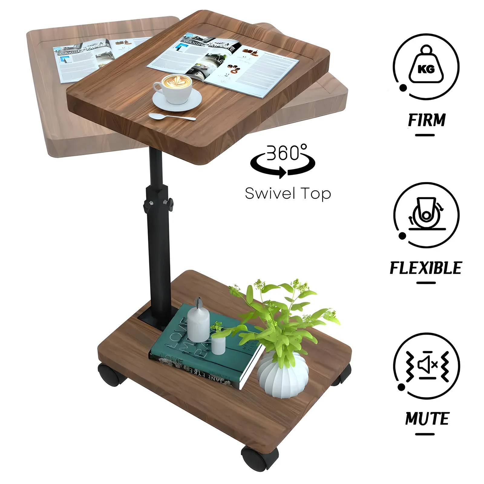Height Adjustable Couch Side 360 Rotatable Sofa Tray Table Stable Sofa Side Table Home Bedroom Office Movable Coffee Tea Table
Height Adjustable Couch Side 360 Rotatable Sofa Tray Table Stable Sofa Side Table Home Bedroom Office Movable Coffee Tea Table