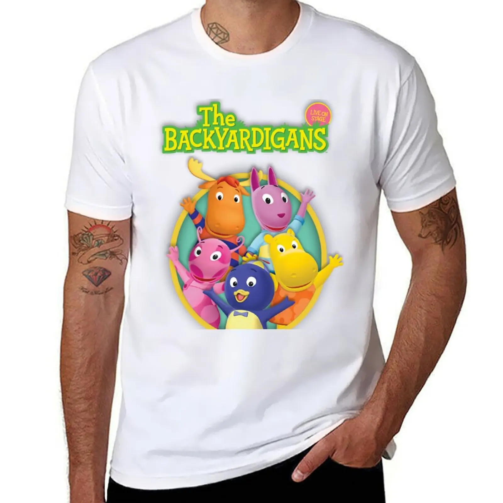 The Backyardigans T-Shirt quick drying summer top anime figures shirts graphic tee men
The Backyardigans T-Shirt quick drying summer top anime figures shirts graphic tee men