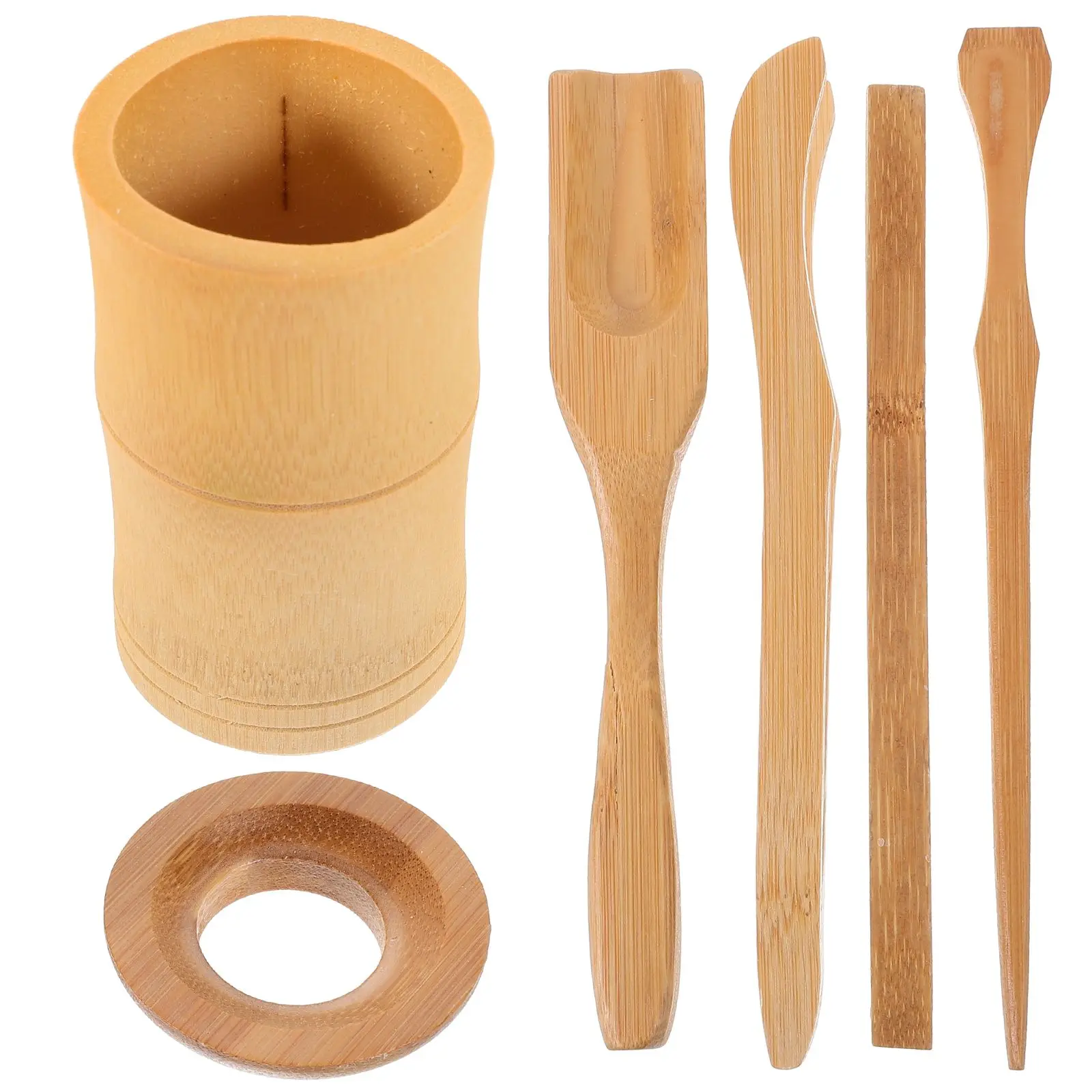 6pcs Bamboo Set Reusable Spoon Scoop Clip Storage Bucket Needle Tea Clip Ceremony Accessories Teapot Kitchen Bar
6pcs Bamboo Set Reusable Spoon Scoop Clip Storage Bucket Needle Tea Clip Ceremony Accessories Teapot Kitchen Bar