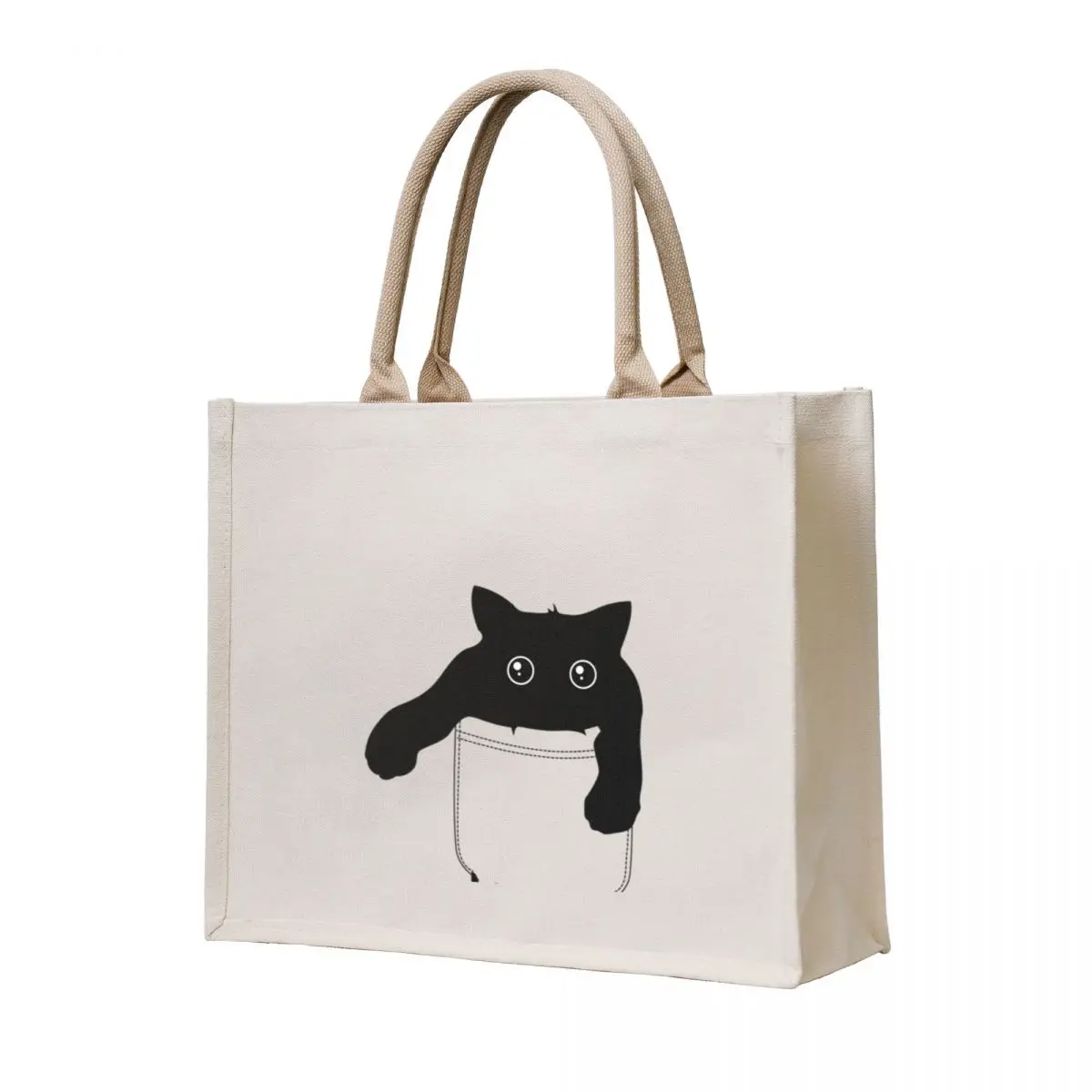 Hang loose black cat pocket art Classic Tote Bag Canvas shoping bag Handbags women Portable shopping bag
Hang loose black cat pocket art Classic Tote Bag Canvas shoping bag Handbags women Portable shopping bag