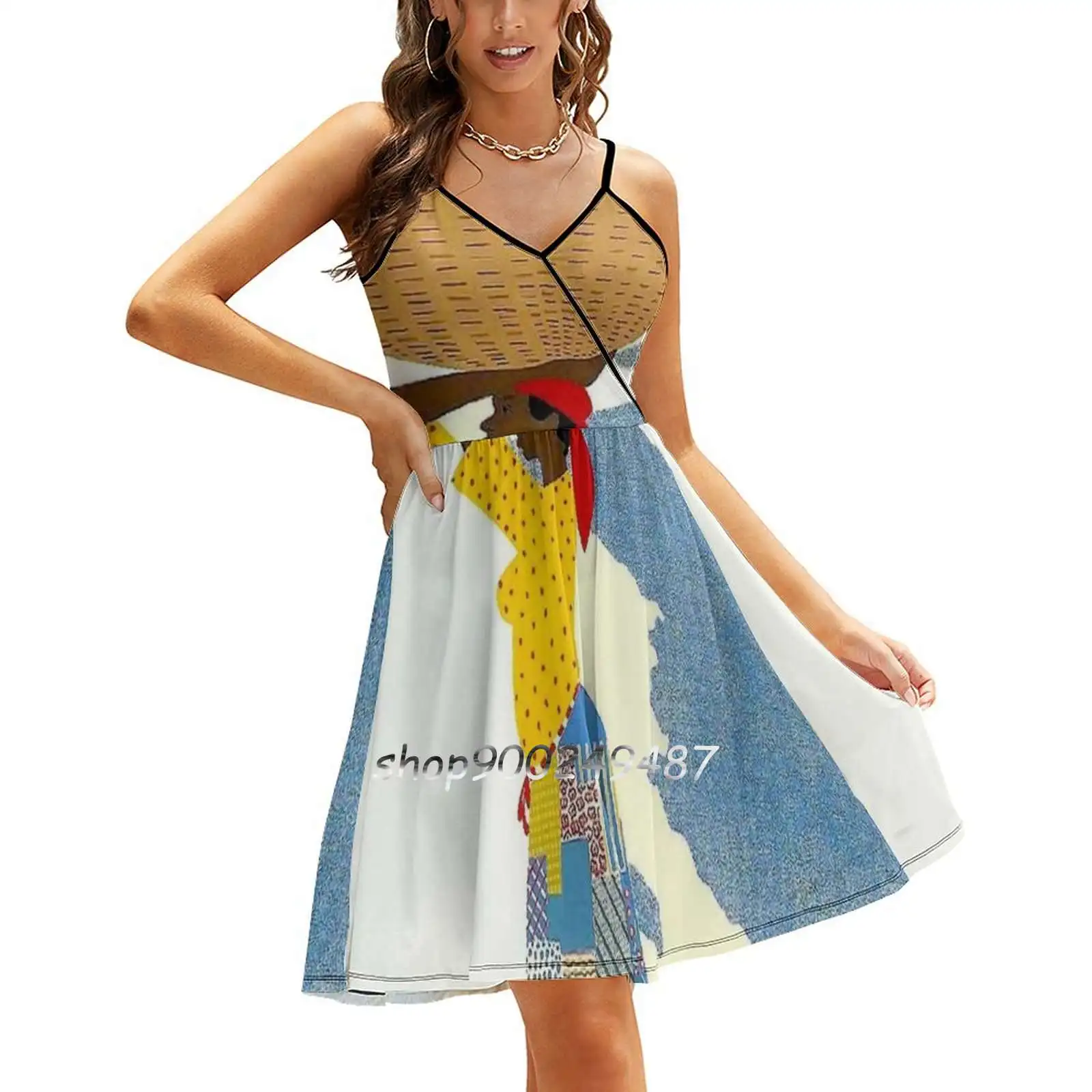 Haiti ; Vintage Travel Advertising Print Sling Dress Summer Dress Sling Sexy A Line Dress Fashion Female Dress Haiti Travel
Haiti ; Vintage Travel Advertising Print Sling Dress Summer Dress Sling Sexy A Line Dress Fashion Female Dress Haiti Travel