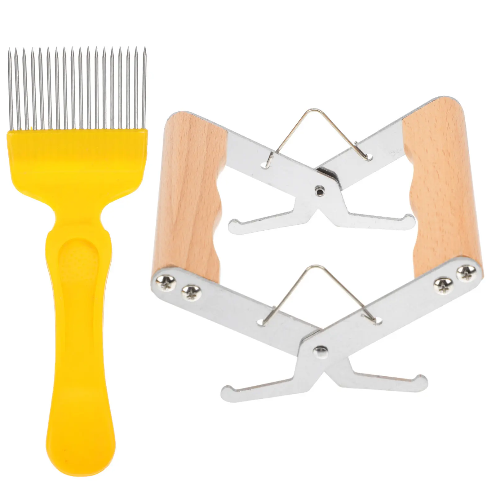 1Set Premium Beekeeping Tools Set Stainless Steel Frame Lifter Uncapping Fork with Ergonomic Wood Handle Complete Beekeeper
1Set Premium Beekeeping Tools Set Stainless Steel Frame Lifter Uncapping Fork with Ergonomic Wood Handle Complete Beekeeper