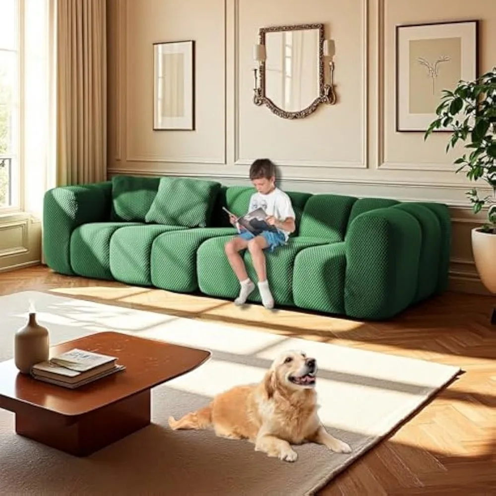 Cloud Sectional Couch, Modular Sofa, Modern 3-Seat Sofa, Plush Corduroy Fabric, Upholstered Couches for Living Room Bedroom
Cloud Sectional Couch, Modular Sofa, Modern 3-Seat Sofa, Plush Corduroy Fabric, Upholstered Couches for Living Room Bedroom