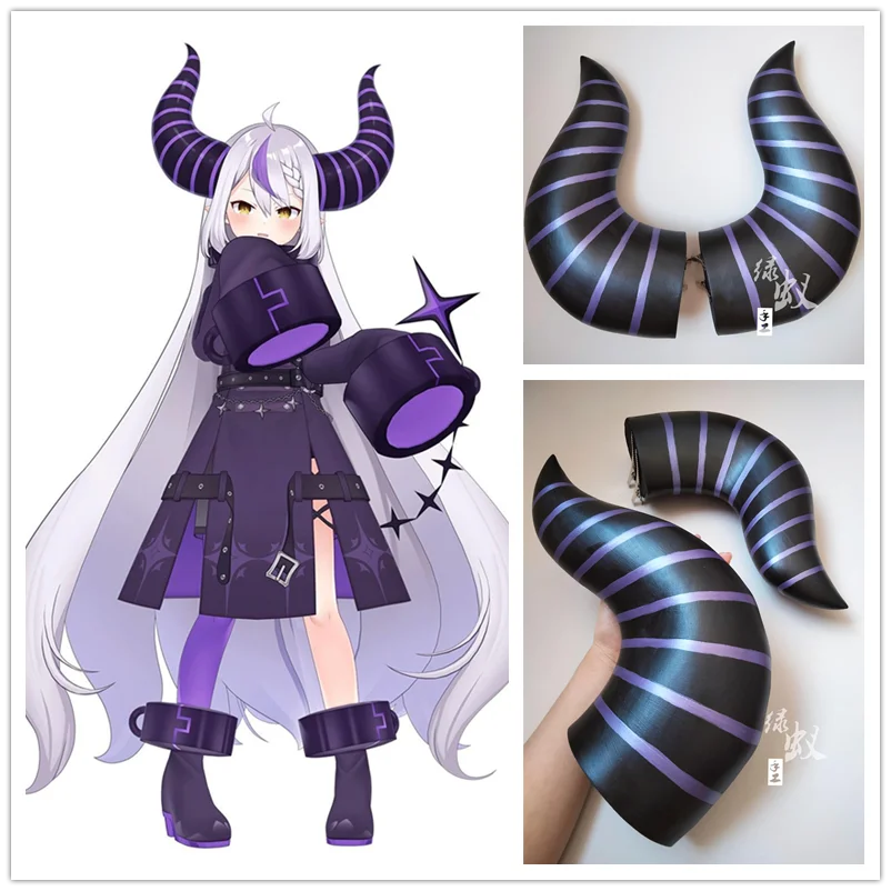 3 Sizes Hololive VTuber La+ Darknesss Cosplay Horns Headwear Accessories Props for Halloween Christmas Party 2026
3 Sizes Hololive VTuber La+ Darknesss Cosplay Horns Headwear Accessories Props for Halloween Christmas Party 2026