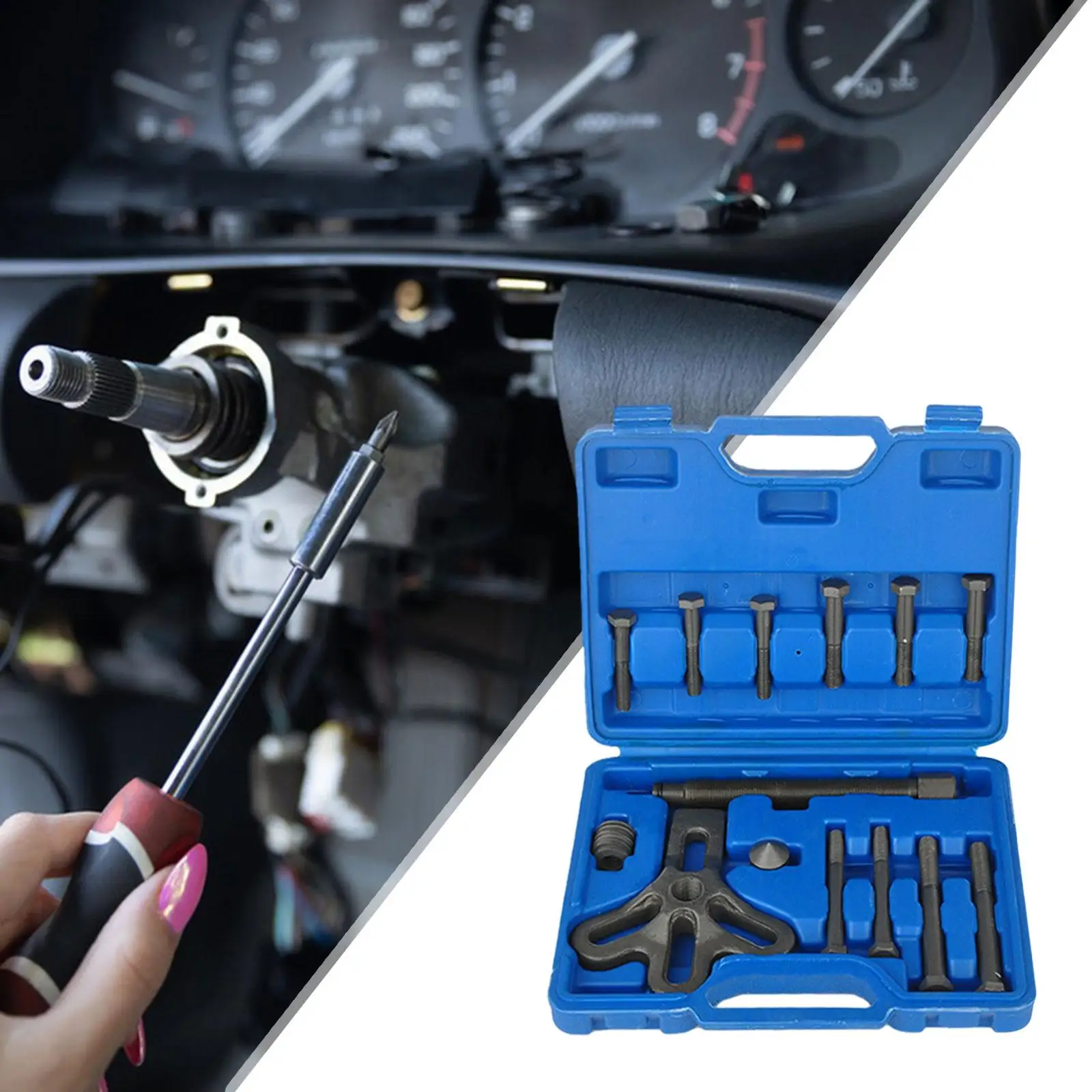 Steering Wheel Puller Car Steering Wheel Disassembly and Assembly Puller Compact Car Steering Wheel Remover Puller for Cars
Steering Wheel Puller Car Steering Wheel Disassembly and Assembly Puller Compact Car Steering Wheel Remover Puller for Cars