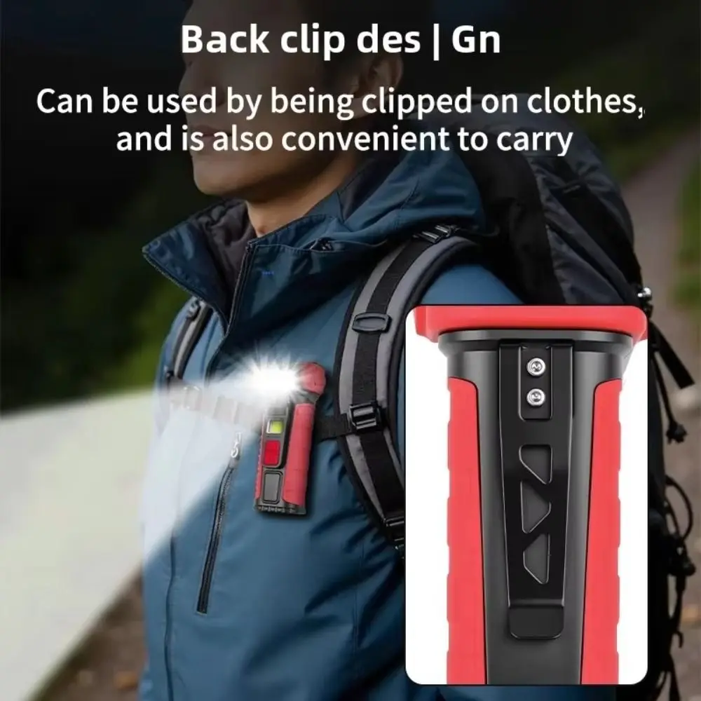 High Power Portable Flashlight Magnetic Base Rotating Head Pocket Torch Rechargeable Battery Super Bright Work Light
High Power Portable Flashlight Magnetic Base Rotating Head Pocket Torch Rechargeable Battery Super Bright Work Light