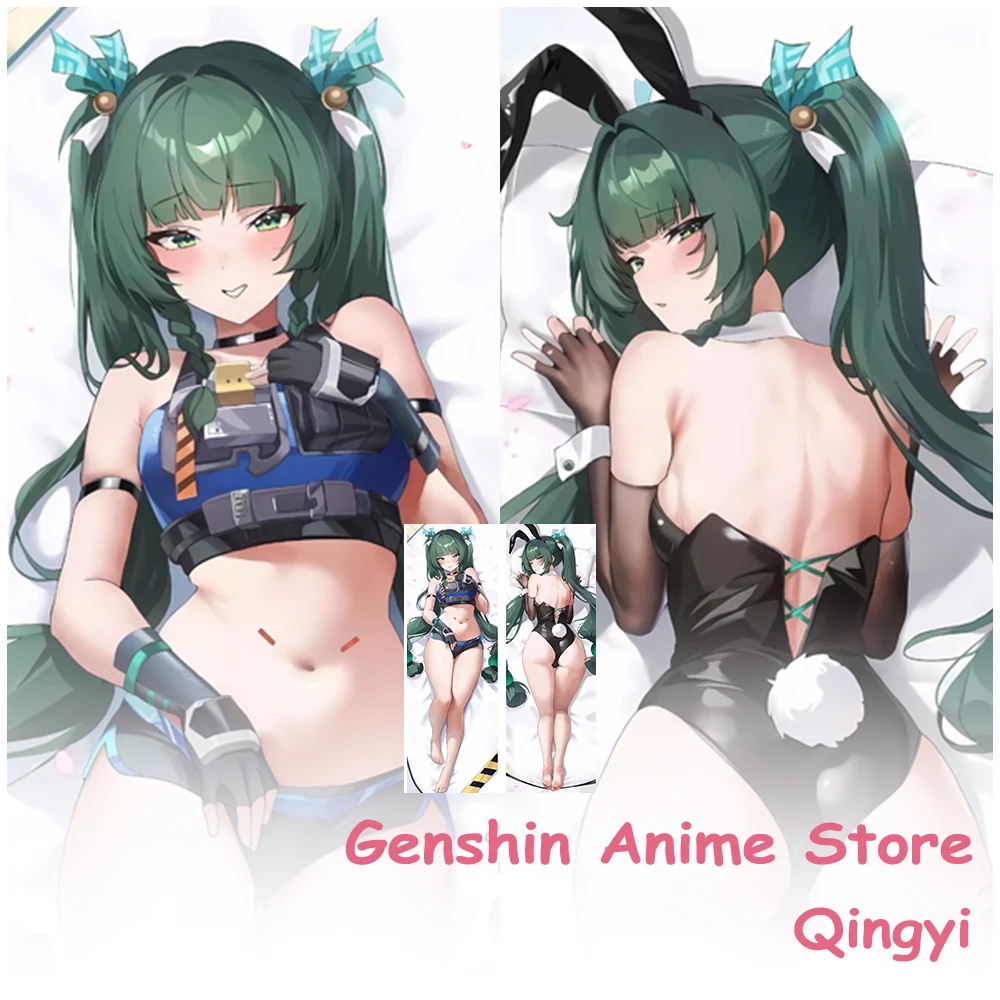 Anime Bunny Girl Qingyi Fullbody Dakimakura Cover Cosplay Props Double-Sided Printed Pillowcase Peachskin Otaku Cushion Covers 
Anime Bunny Girl Qingyi Fullbody Dakimakura Cover Cosplay Props Double-Sided Printed Pillowcase Peachskin Otaku Cushion Covers