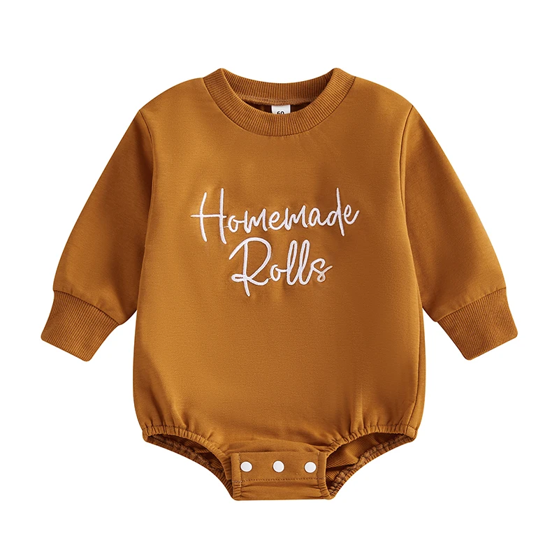 Baby Thanksgiving Romper Classic Letter Print Long Sleeve Crew Neck Bodysuit Newborn Fall Clothes
Baby Thanksgiving Romper Classic Letter Print Long Sleeve Crew Neck Bodysuit Newborn Fall Clothes