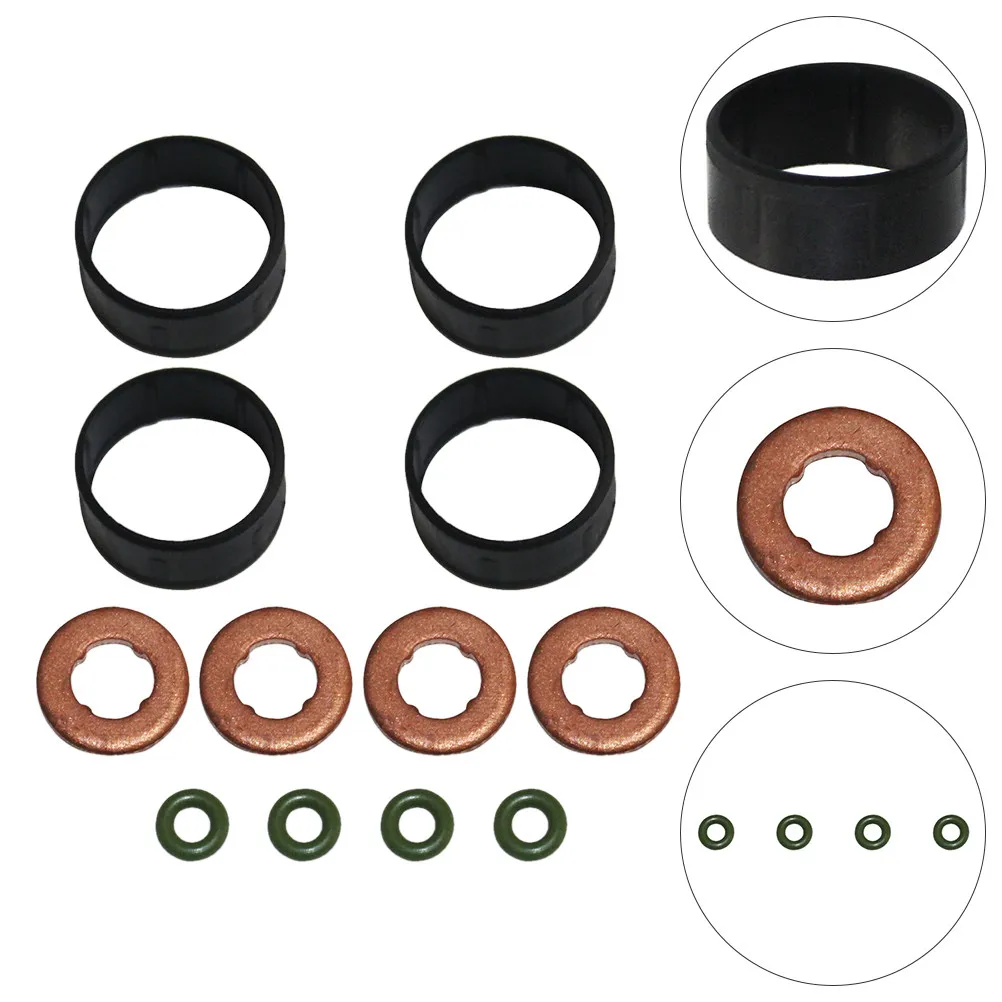 1Set Injector Seal Kit Fuel Injection O-Ring Excellent Texture Delicate Details General Maintenance Fuel Injector Seal Kit
1Set Injector Seal Kit Fuel Injection O-Ring Excellent Texture Delicate Details General Maintenance Fuel Injector Seal Kit