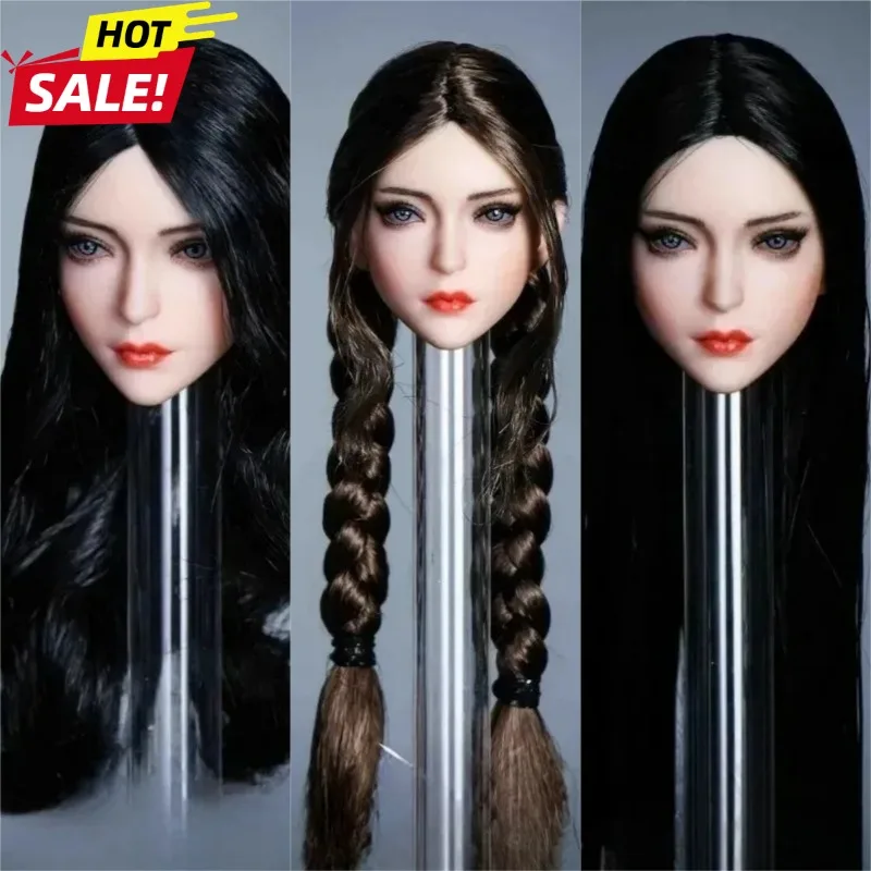 1/6 Scale FemaleTransplanting Hair Head Sculpt Beauty Girl Head Carving YMT049 Fit 12'' Soldier Suntan Body Action Figures Toy
1/6 Scale FemaleTransplanting Hair Head Sculpt Beauty Girl Head Carving YMT049 Fit 12'' Soldier Suntan Body Action Figures Toy