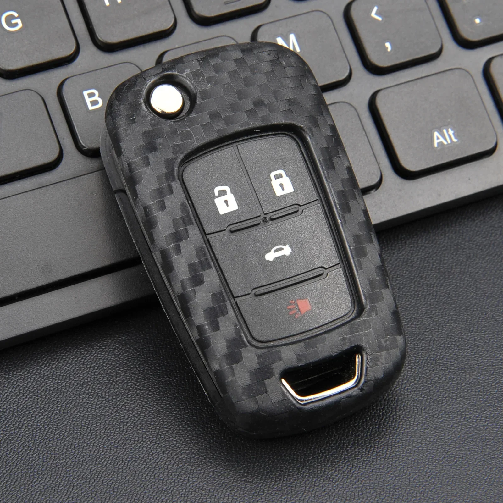 Silicone Carbon Fiber Car Flip Key Ring Chain Case Cover For Chevrolet Cruze Camaro Equinox Impala Malibu Trax Volt Sonic Buick
Silicone Carbon Fiber Car Flip Key Ring Chain Case Cover For Chevrolet Cruze Camaro Equinox Impala Malibu Trax Volt Sonic Buick