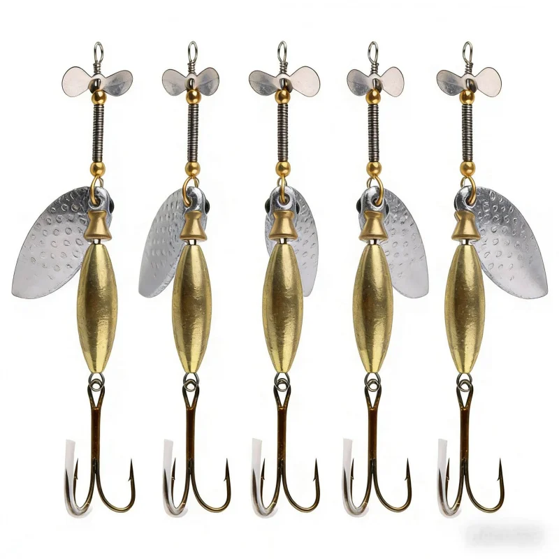 Вращающаяся блесна-приманка с пайетками 15 г, 9,8 см, универсальная для пресной и соленой воды, для ловли баса и щуки.
Вращающаяся блесна-приманка с пайетками 15 г, 9,8 см, универсальная для пресной и соленой воды, для ловли баса и щуки.