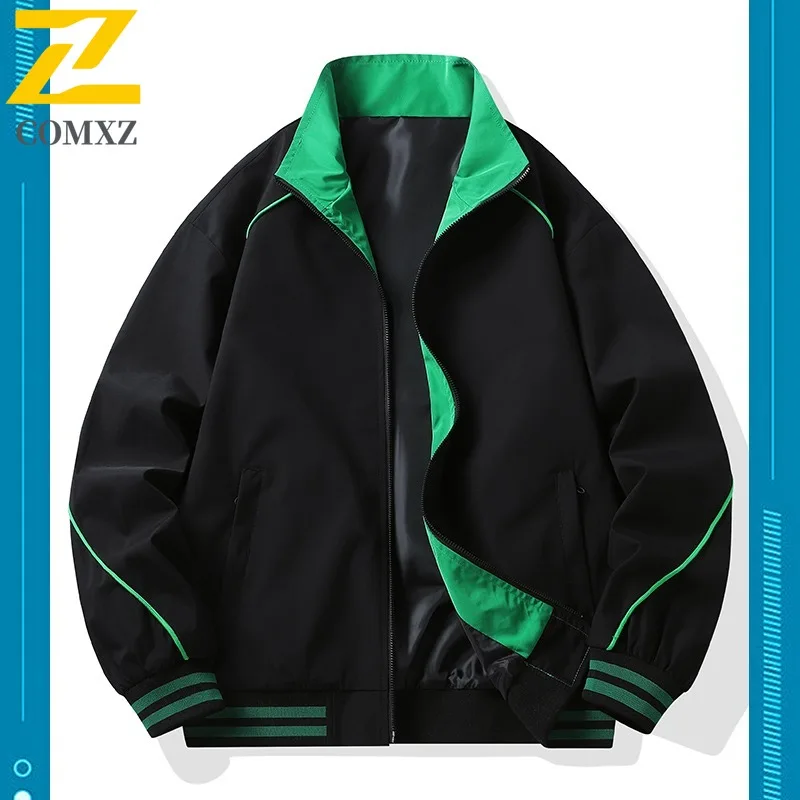 COMXZ Premium Men Jacket New Splicing Collar Design Outdoor Camping Lightweight Coat Luxurious Travel Breathable Autumn Garment
COMXZ Premium Men Jacket New Splicing Collar Design Outdoor Camping Lightweight Coat Luxurious Travel Breathable Autumn Garment