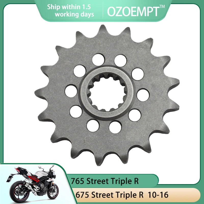 Передняя Звездочка для мотоцикла OZOEMPT 525-16T, подходит для 675 Daytona R 675 Street Triple ,Triple R 765 Street Triple R,Tripie RS
Передняя Звездочка для мотоцикла OZOEMPT 525-16T, подходит для 675 Daytona R 675 Street Triple ,Triple R 765 Street Triple R,Tripie RS
