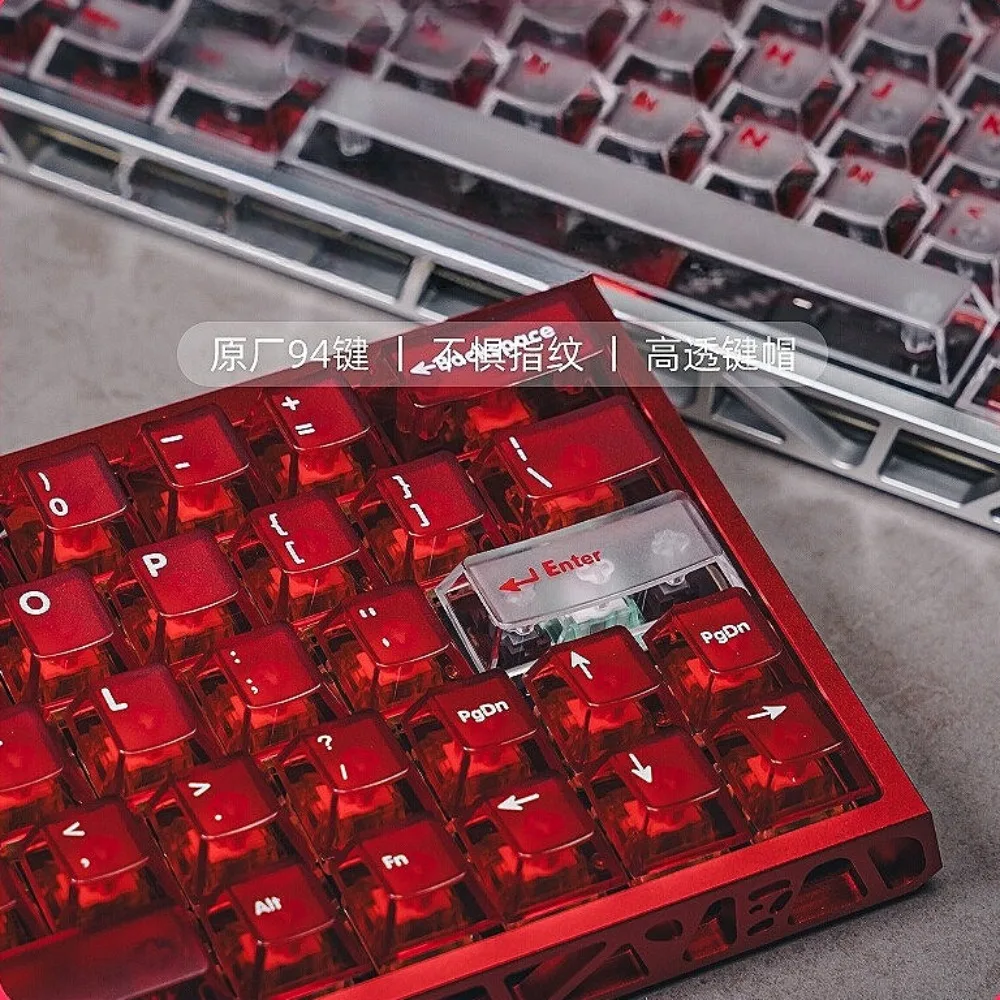 95 Keys Mist Transparent Keycaps Cherry Height PC Red Black White Transparent Keycaps 68 75 Matching Rows
95 Keys Mist Transparent Keycaps Cherry Height PC Red Black White Transparent Keycaps 68 75 Matching Rows