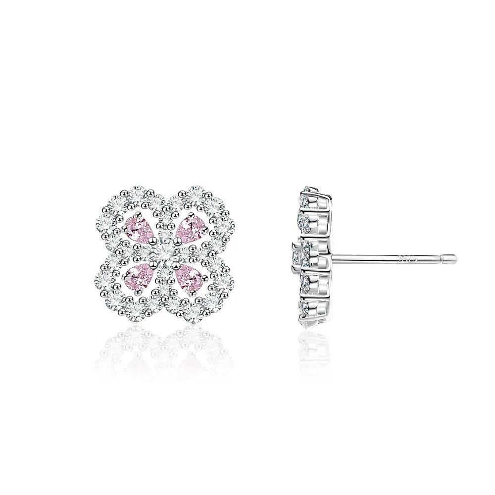 New Clover Earrings Women's S925 Sterling Silver Ear Jewelry High Carbon Diamond Zircon Earrings Women's Exquisite Jewelry
New Clover Earrings Women's S925 Sterling Silver Ear Jewelry High Carbon Diamond Zircon Earrings Women's Exquisite Jewelry
