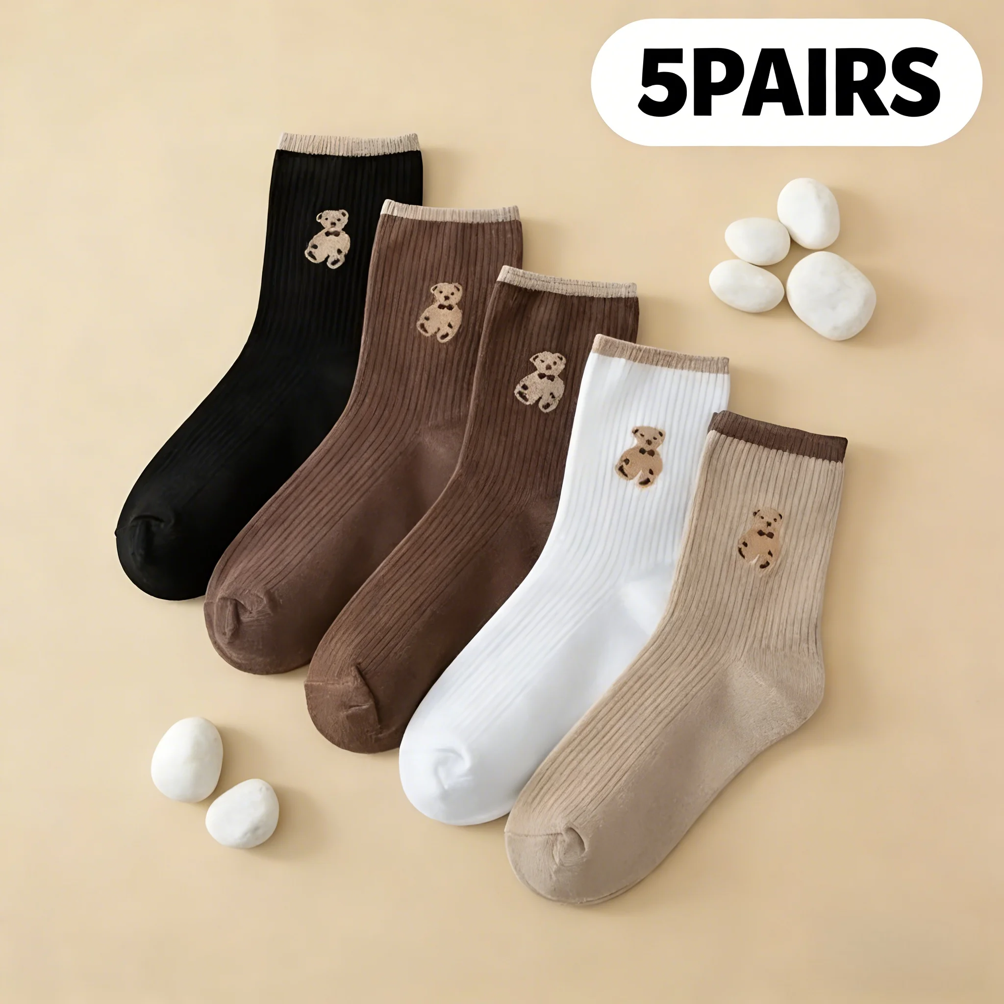 Этот 5 упаковок плюшевых носков с плюшевым мишкой — это очень мягкие, приятные для обнимания и обеспечивают уютную тепло для ног.
Этот 5 упаковок плюшевых носков с плюшевым мишкой — это очень мягкие, приятные для обнимания и обеспечивают уютную тепло для ног.