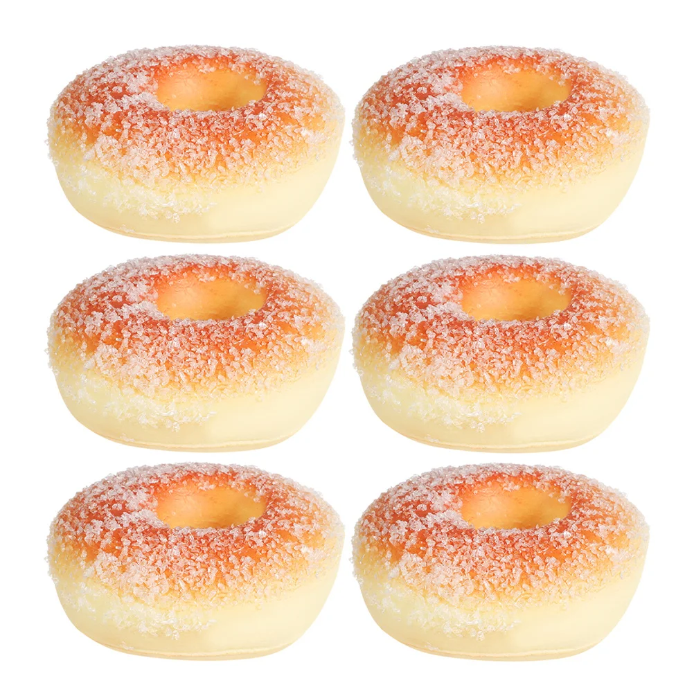 6Pcs Realistic Artificial Donuts Display Decor - High Simulation PU Faux Doughnuts for Home Kitchen Bakery Photography Props
6Pcs Realistic Artificial Donuts Display Decor - High Simulation PU Faux Doughnuts for Home Kitchen Bakery Photography Props