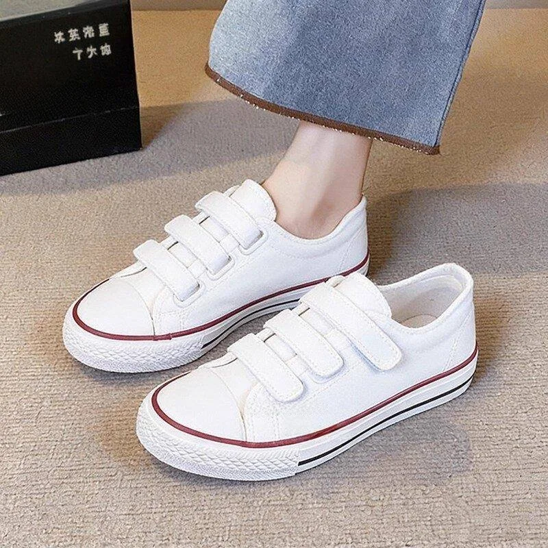 Women's Low-Top Canvas Shoes Spring Summer Breathable Casual Cross-Buckled Flat Footwear Fashionable All-Round Style
Women's Low-Top Canvas Shoes Spring Summer Breathable Casual Cross-Buckled Flat Footwear Fashionable All-Round Style