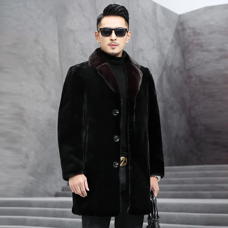 Faux Mink Fur Coat for Men Casual Mid-length 2023 Winter Jackets Clothing Single-breasted Chaquetas Hombre
Faux Mink Fur Coat for Men Casual Mid-length 2023 Winter Jackets Clothing Single-breasted Chaquetas Hombre