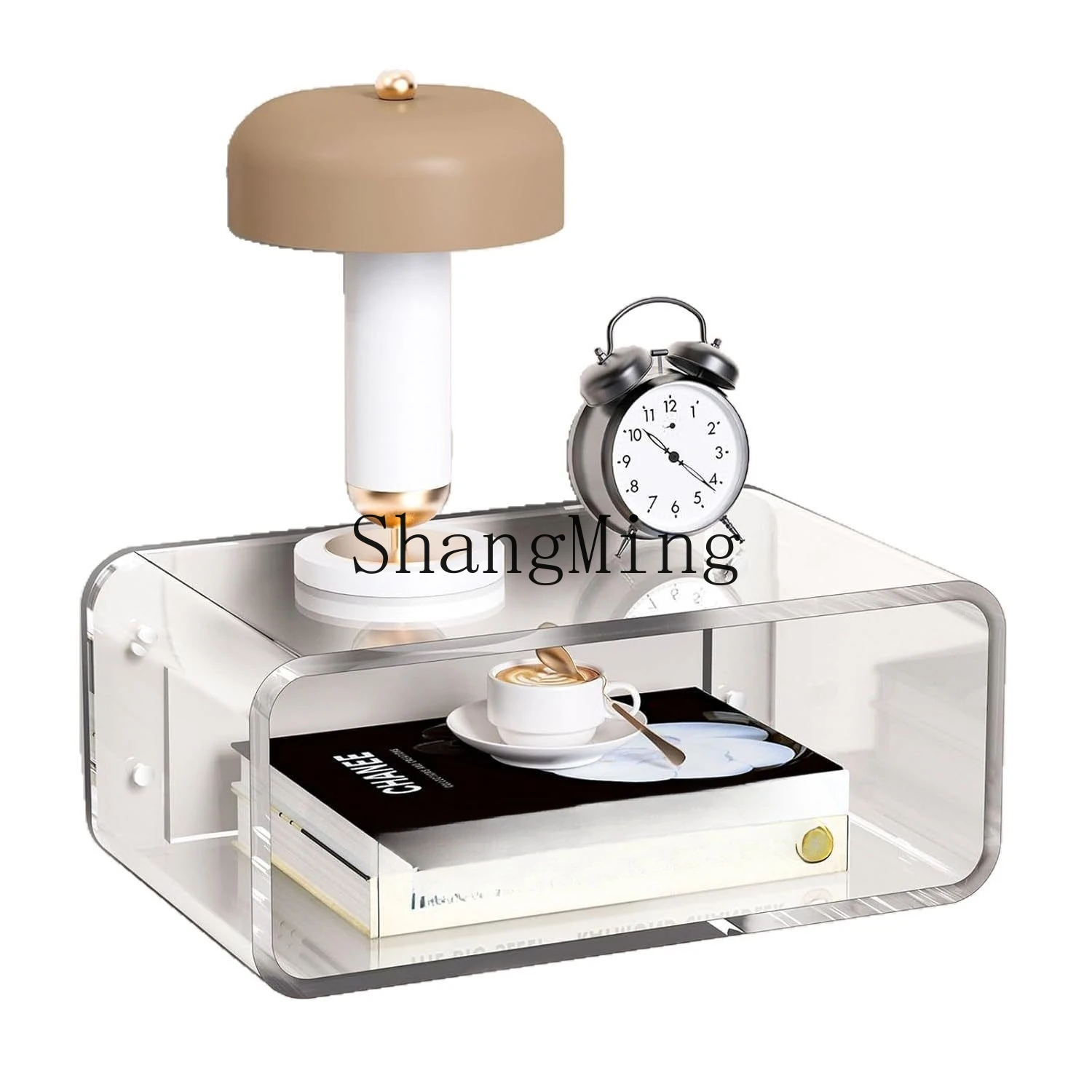 DSA new acrylic floating bedside table wall-mounted advanced suspended simple modern style
DSA new acrylic floating bedside table wall-mounted advanced suspended simple modern style