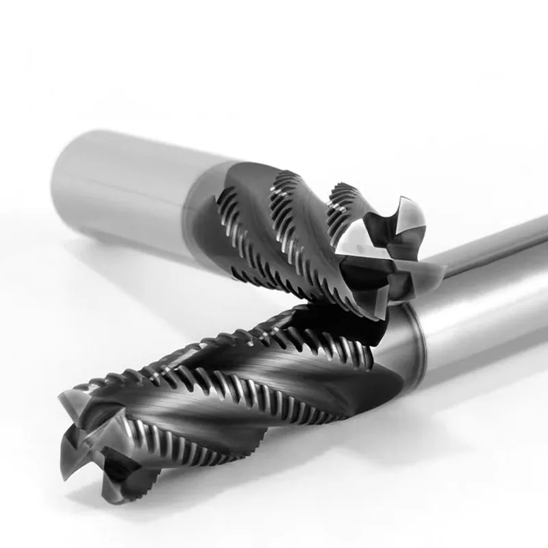 4 Flute HSS Roughing End Mill TiAlN Coated Fine Tooth CNC Milling Cutter for Steel Aluminum 6-32mm10 pieces per box
4 Flute HSS Roughing End Mill TiAlN Coated Fine Tooth CNC Milling Cutter for Steel Aluminum 6-32mm10 pieces per box