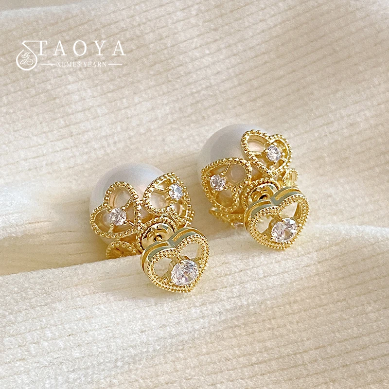 2025 Classic Design Gold Color Flower with Pearl Stud Earrings for Women's Fashion Jewelry Wedding Party Luxury Ear Accessories
2025 Classic Design Gold Color Flower with Pearl Stud Earrings for Women's Fashion Jewelry Wedding Party Luxury Ear Accessories