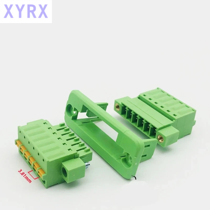 1Sets Solder-free through-the-wall type 15EDGWC-3.81mm plug-in butt terminal with flange fixing frame and 15EDGKD-3.81mm spring
1Sets Solder-free through-the-wall type 15EDGWC-3.81mm plug-in butt terminal with flange fixing frame and 15EDGKD-3.81mm spring