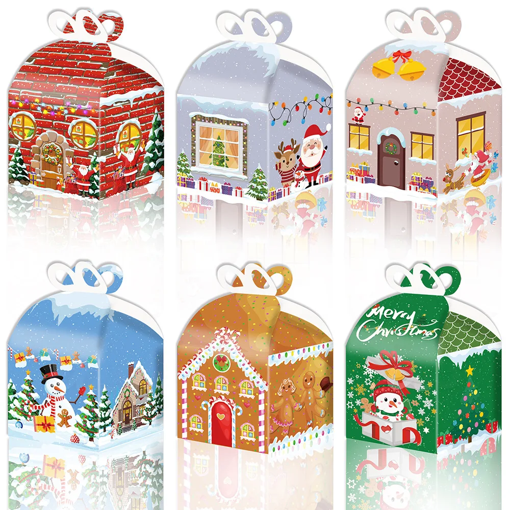 Merry Christmas Paper Gift Box,Snowman Cartoon Candy Snacks Folding Packaging Carton Party Decoration Supplies,6pcs
Merry Christmas Paper Gift Box,Snowman Cartoon Candy Snacks Folding Packaging Carton Party Decoration Supplies,6pcs