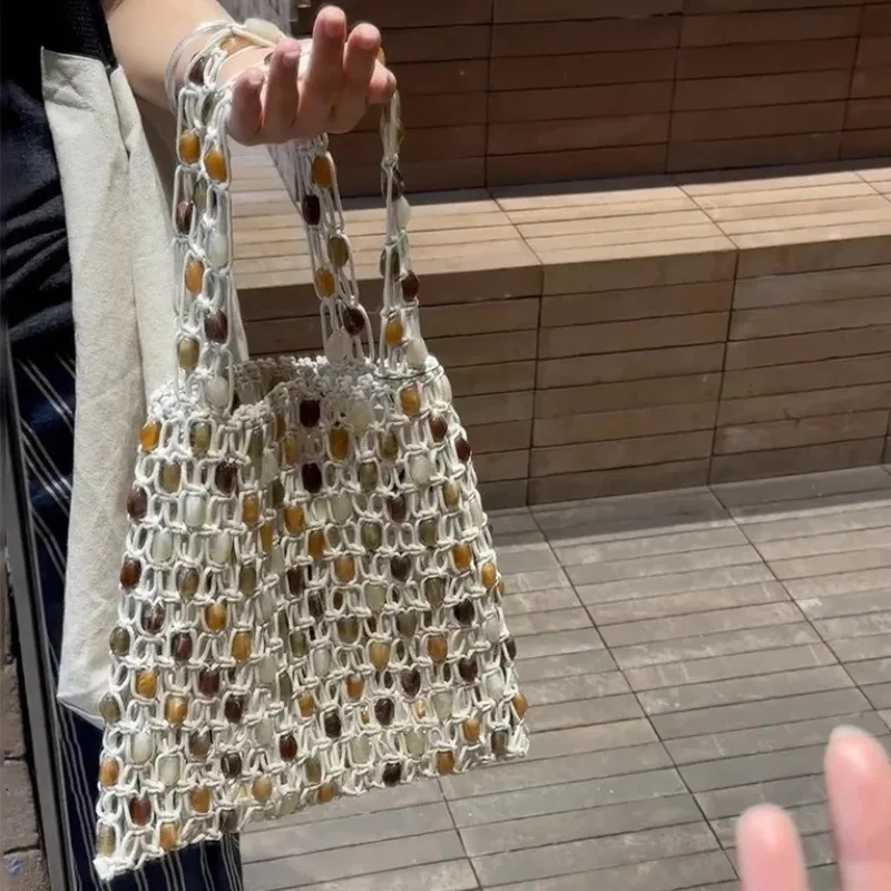 Popular Hollow Woven Shoulder Bag Exquisite Beaded Sac Femme Casual Bags for Woman Youth Bolso Fashion Bolsos De Mujer
Popular Hollow Woven Shoulder Bag Exquisite Beaded Sac Femme Casual Bags for Woman Youth Bolso Fashion Bolsos De Mujer