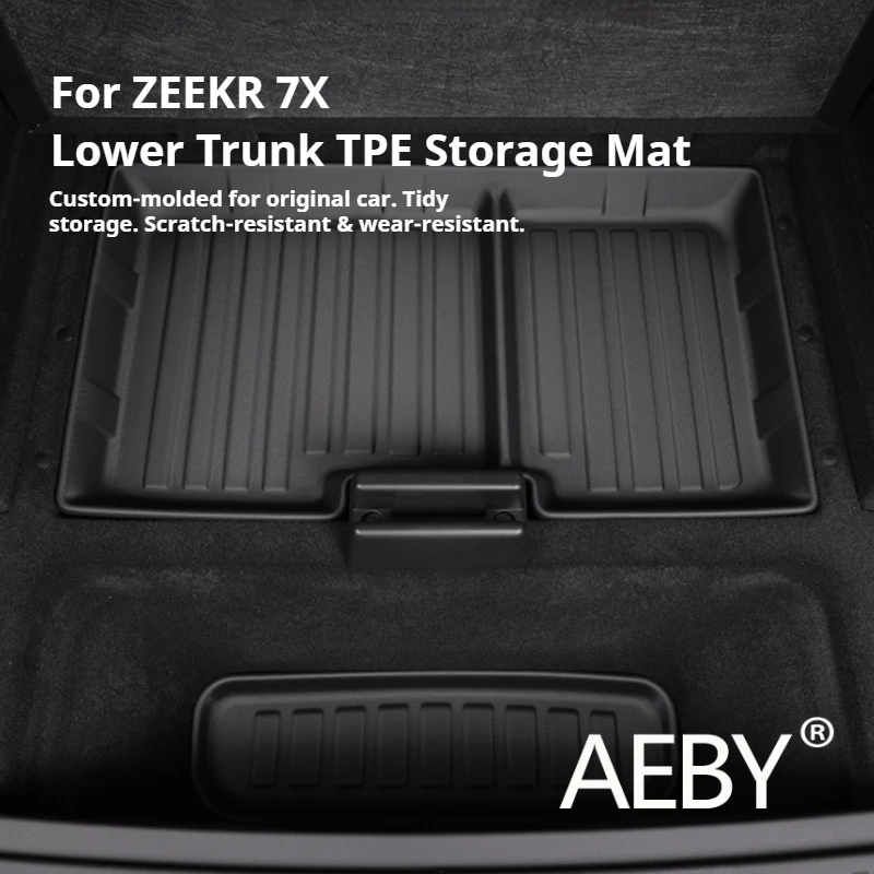 AEBY For ZEEKR 7X 2024 2025 Trunk Storage Box Tray Rear Cargo Liner Custom Fit Durable TPE Boot Organizer Mat Accessories
AEBY For ZEEKR 7X 2024 2025 Trunk Storage Box Tray Rear Cargo Liner Custom Fit Durable TPE Boot Organizer Mat Accessories