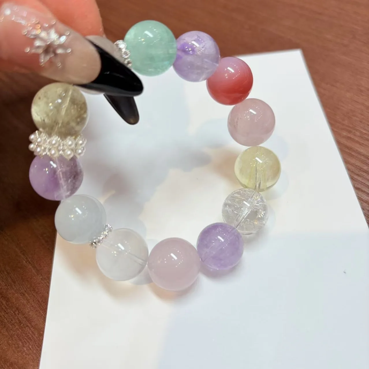 Original Natural Crystal Bracelet, Women's Duobao Crystal Bracelet, Light Luxury Fashion Niche Design 
Original Natural Crystal Bracelet, Women's Duobao Crystal Bracelet, Light Luxury Fashion Niche Design